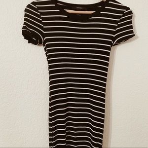 Striped Body-con Dress